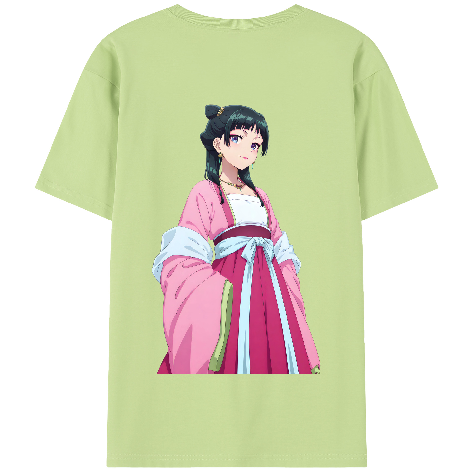 （画像用） 薬屋のひとりごと The Apothecary Diaries 綿100％半袖Tシャツ（背面プリント）